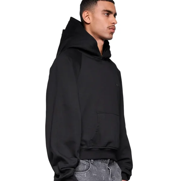 Olakala Double Hood Hoodie Black (6)