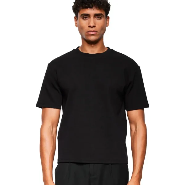Olakala Exquisite Rib T Shirt Black (5)